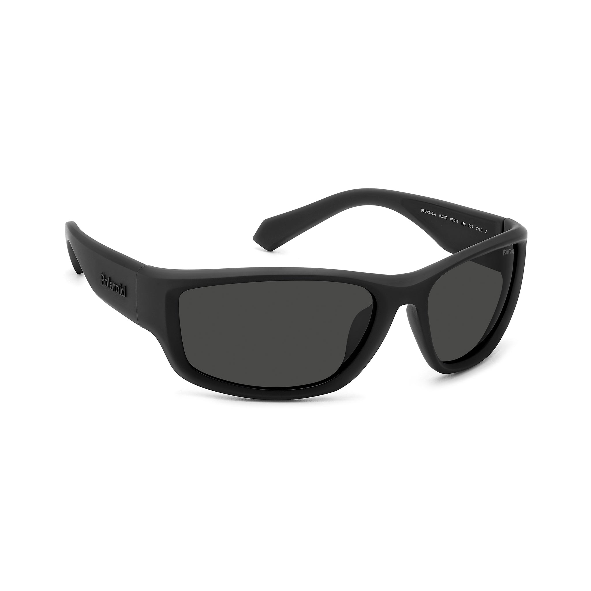 Polaroid Men Sunglasses Rectangular Frame Grey Polarized Lens - Pld 2166/S