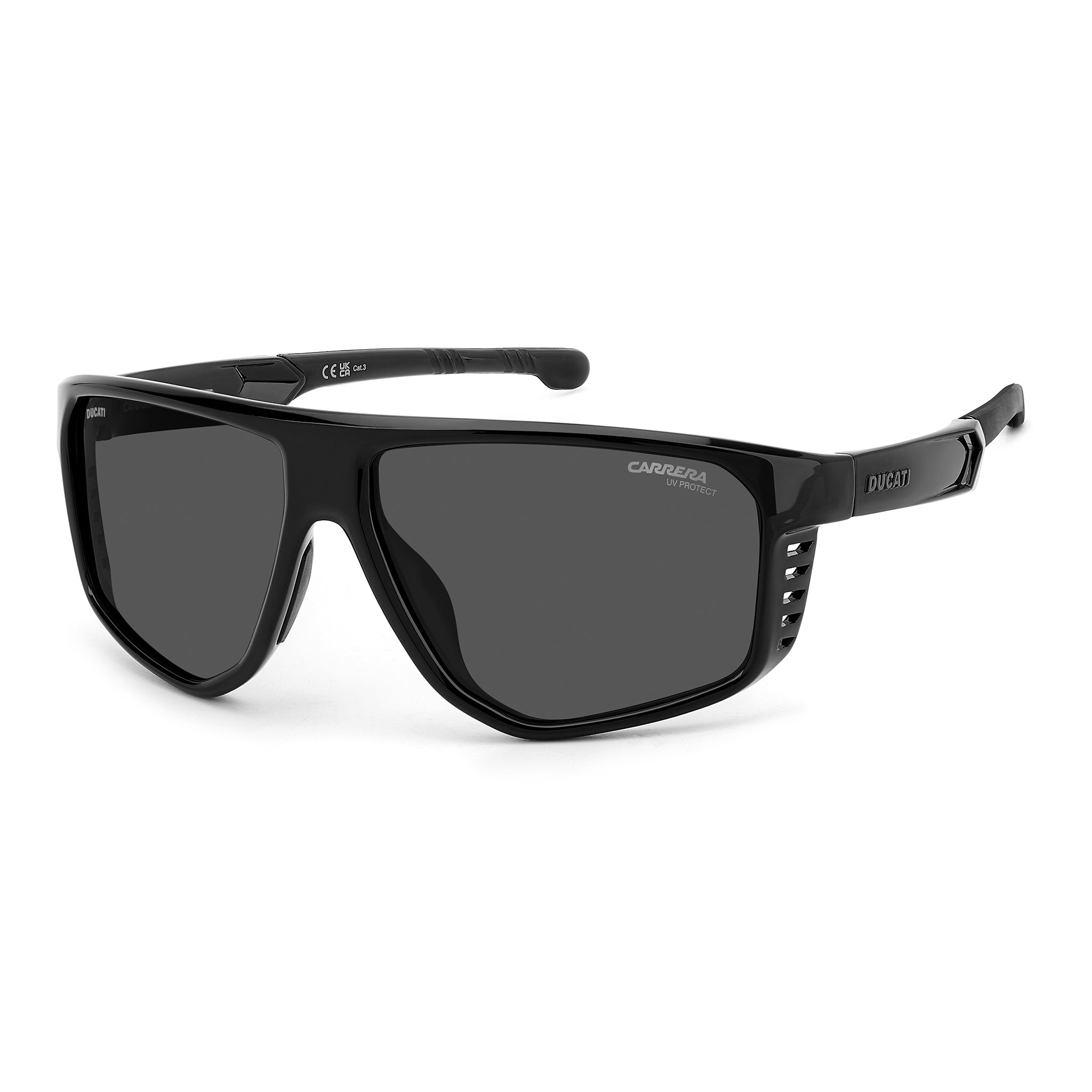 Carrera Ducati Men Sunglasses Rectangular Frame Grey Lens - Carduc 051/S