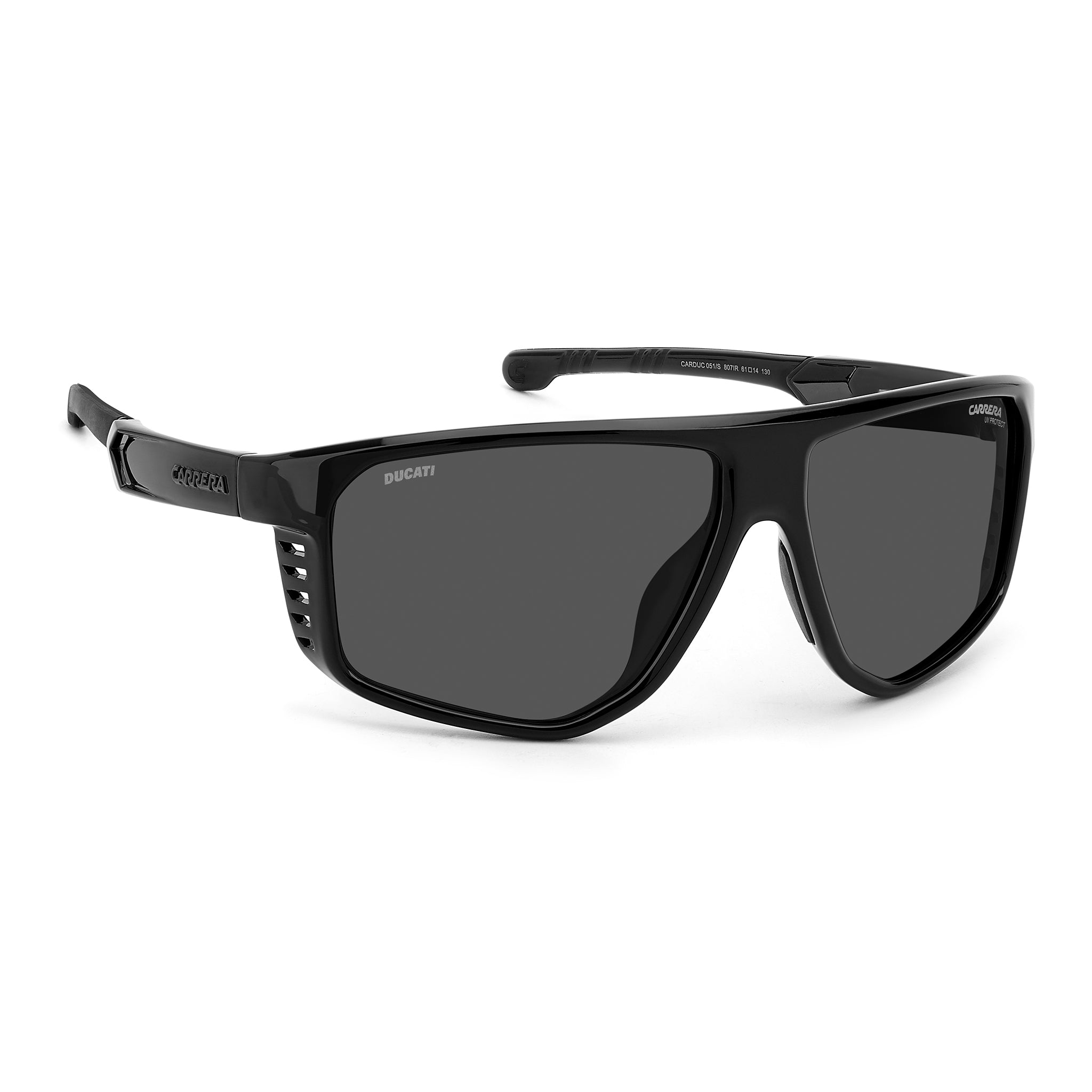 Carrera Ducati Men Sunglasses Rectangular Frame Grey Lens - Carduc 051/S