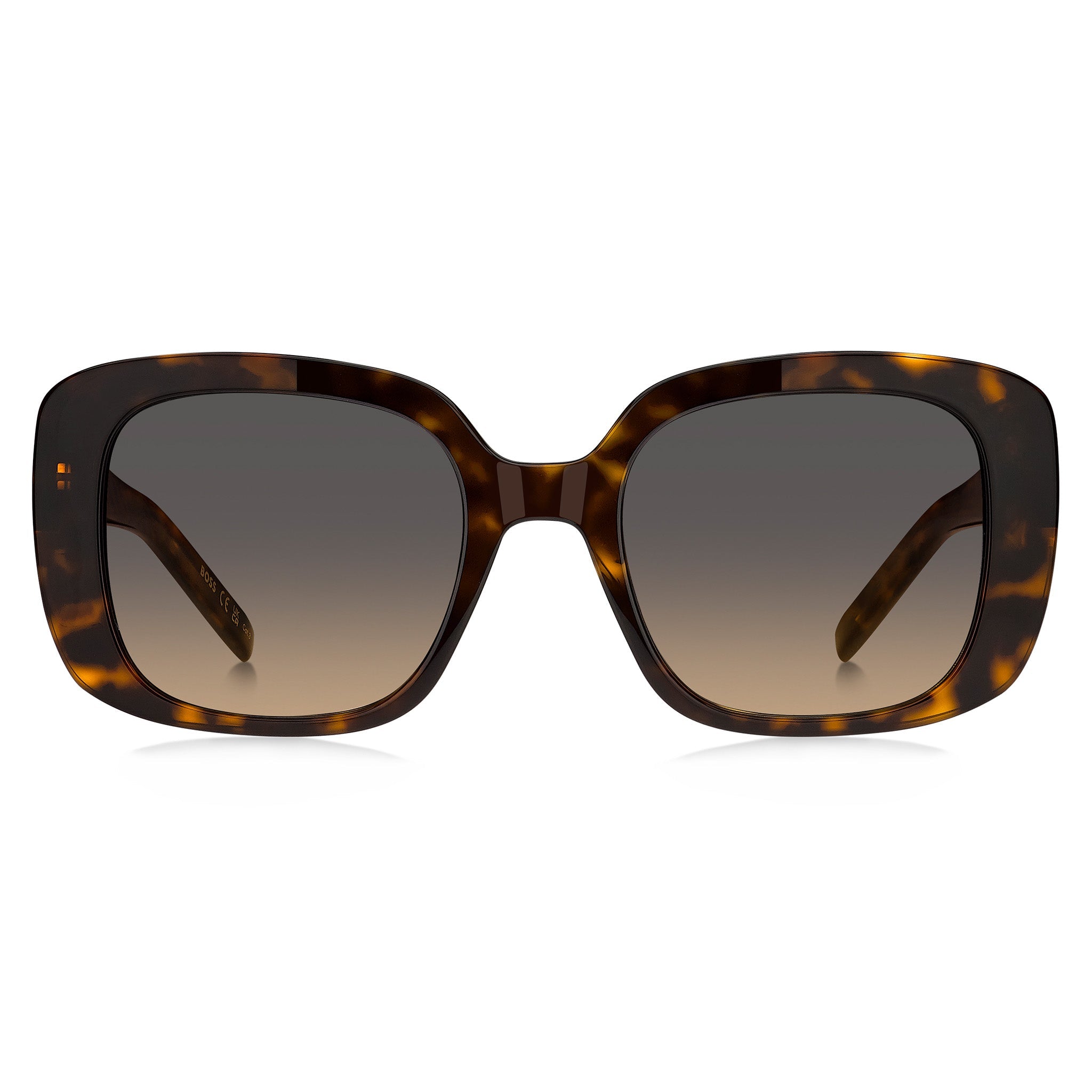 Hugo Boss Women Sunglasses Square Frame Grey Brown Doubleshade Lens - Boss 1791/G/S