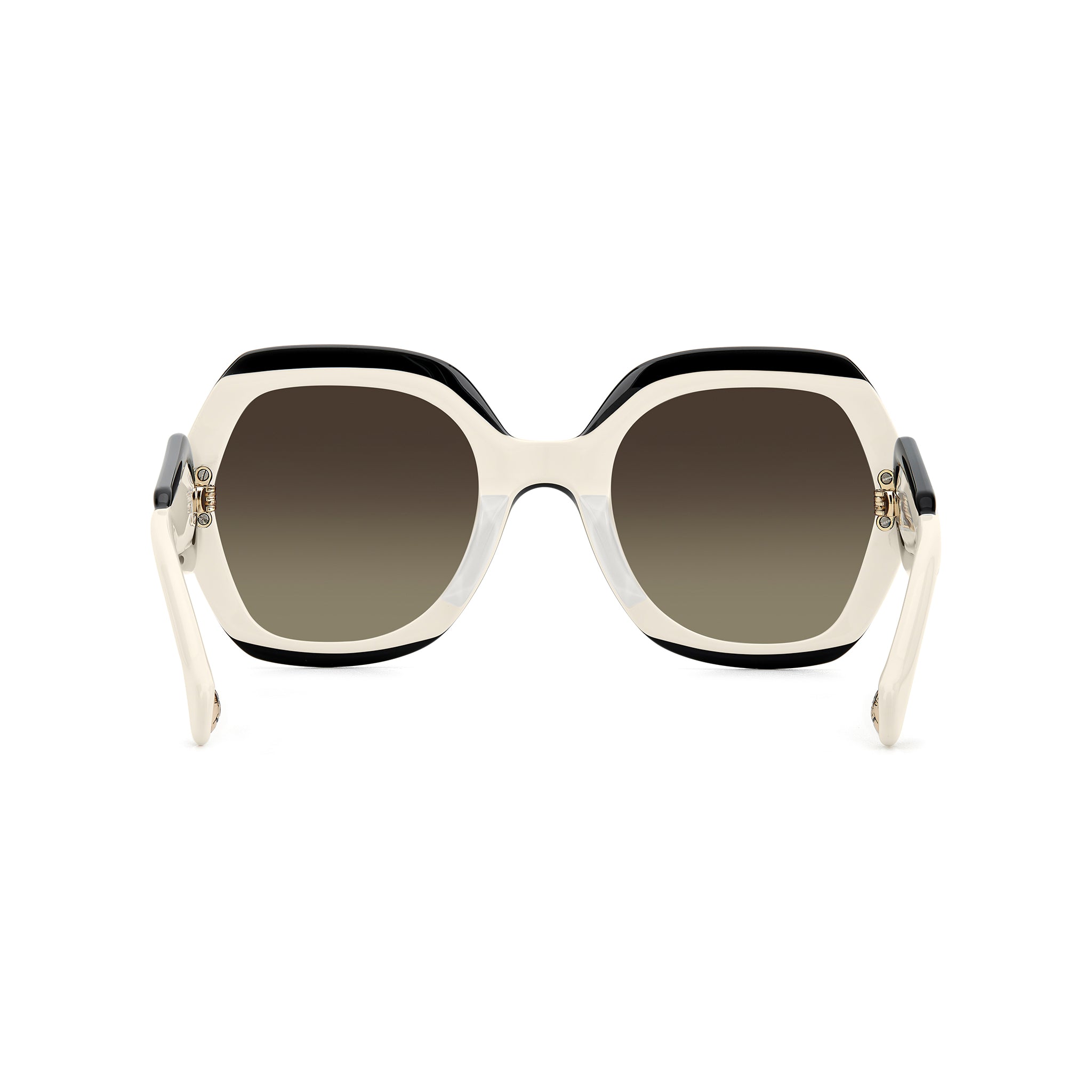 Carolina Herrera Women Sunglasses Square Frame Brown Shaded Lens - Her 0314/G/S