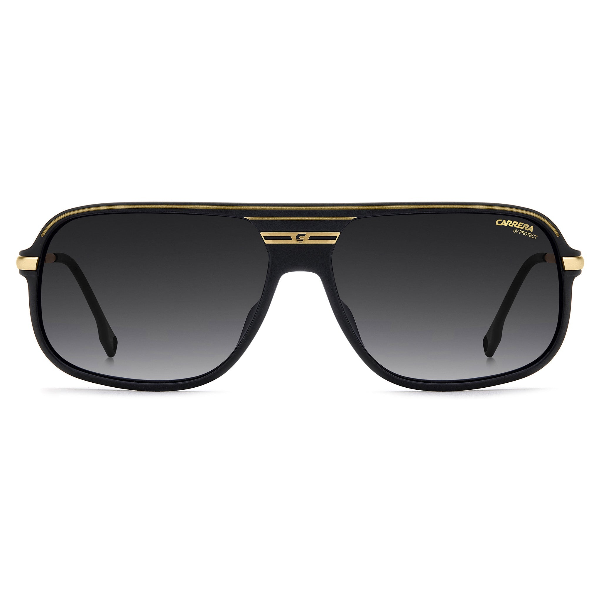 Carrera Men Sunglasses Rectangular Frame Dark Grey Shaded Lens - C Sport 10/S