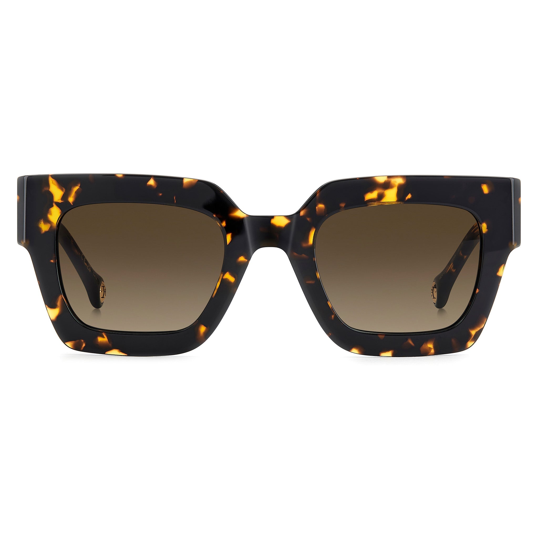 Carolina Herrera Women Sunglasses Square Frame Brown Shaded Lens - Her 0328/S