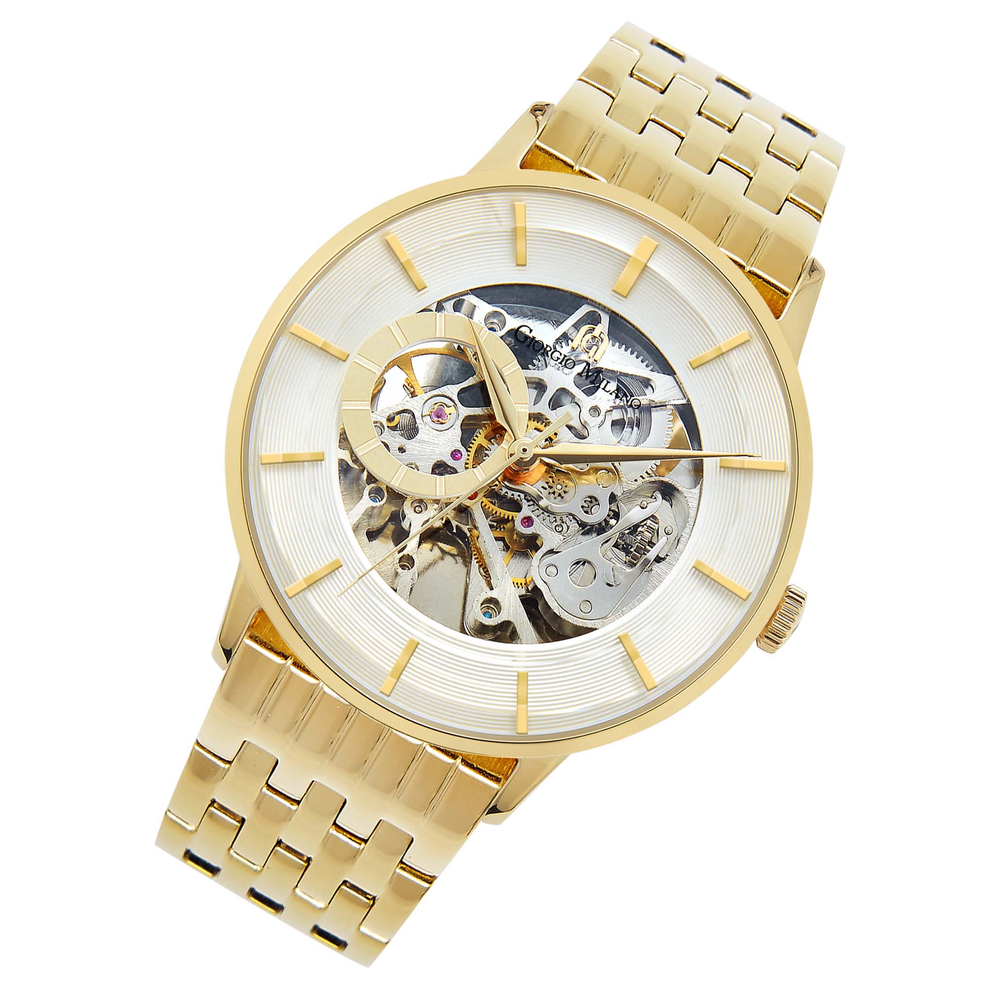 Giorgio Milano Gold Steel Automatic Men's Watch - 223SG2