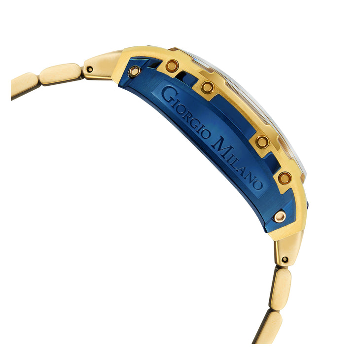 Giorgio Milano Gold Steel Blue Dial Men's Chronograph Watch - 233SGBL04M