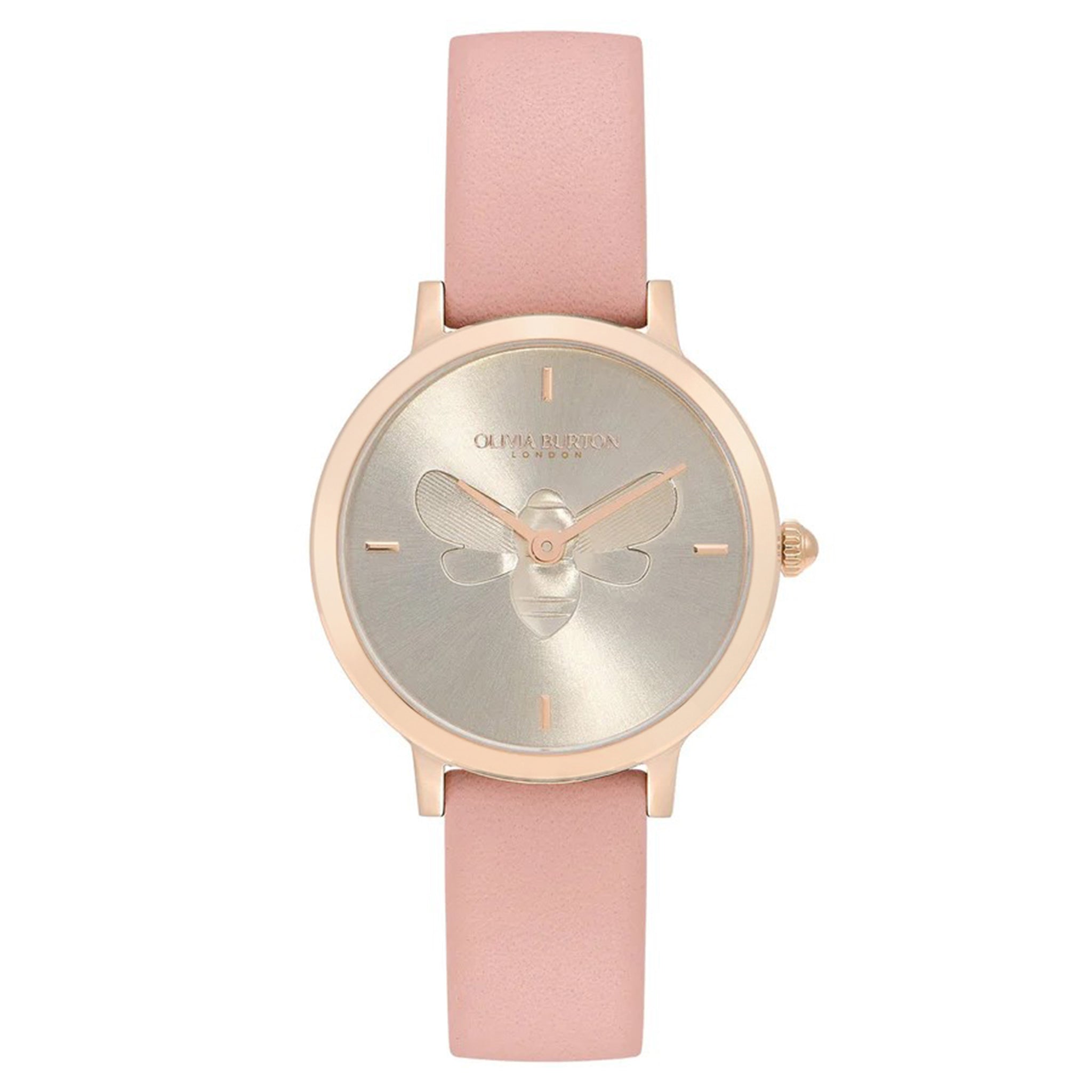 Olivia burton bee watch cheap silver