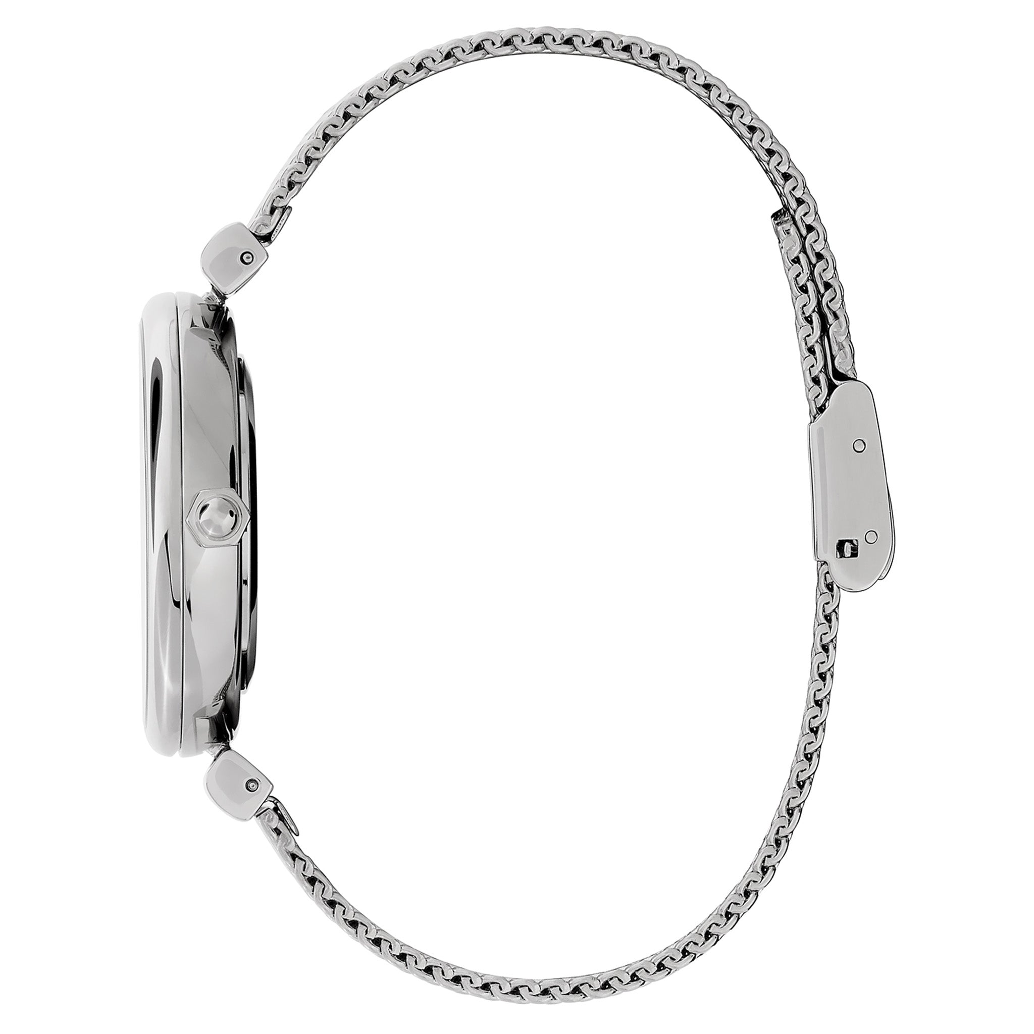 Olivia Burton Steel Mesh Blush Sunray Dial Women's Watch - 24000095