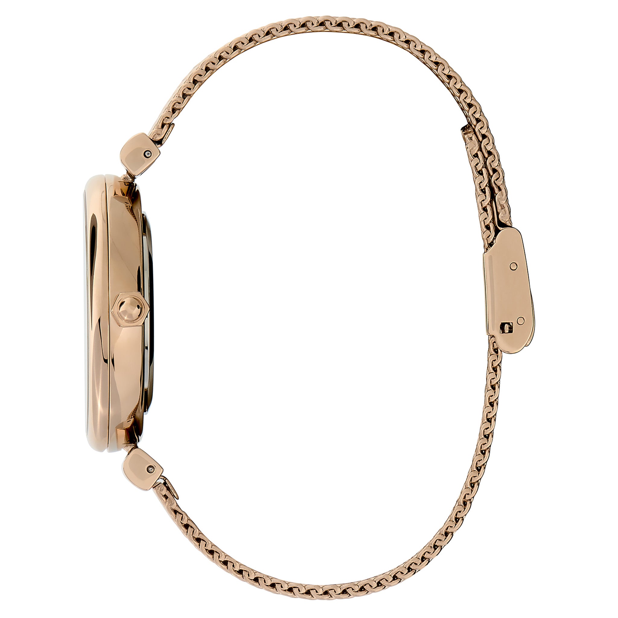 Olivia Burton Carnation Gold Steel Mesh Women's Watch - 24000097