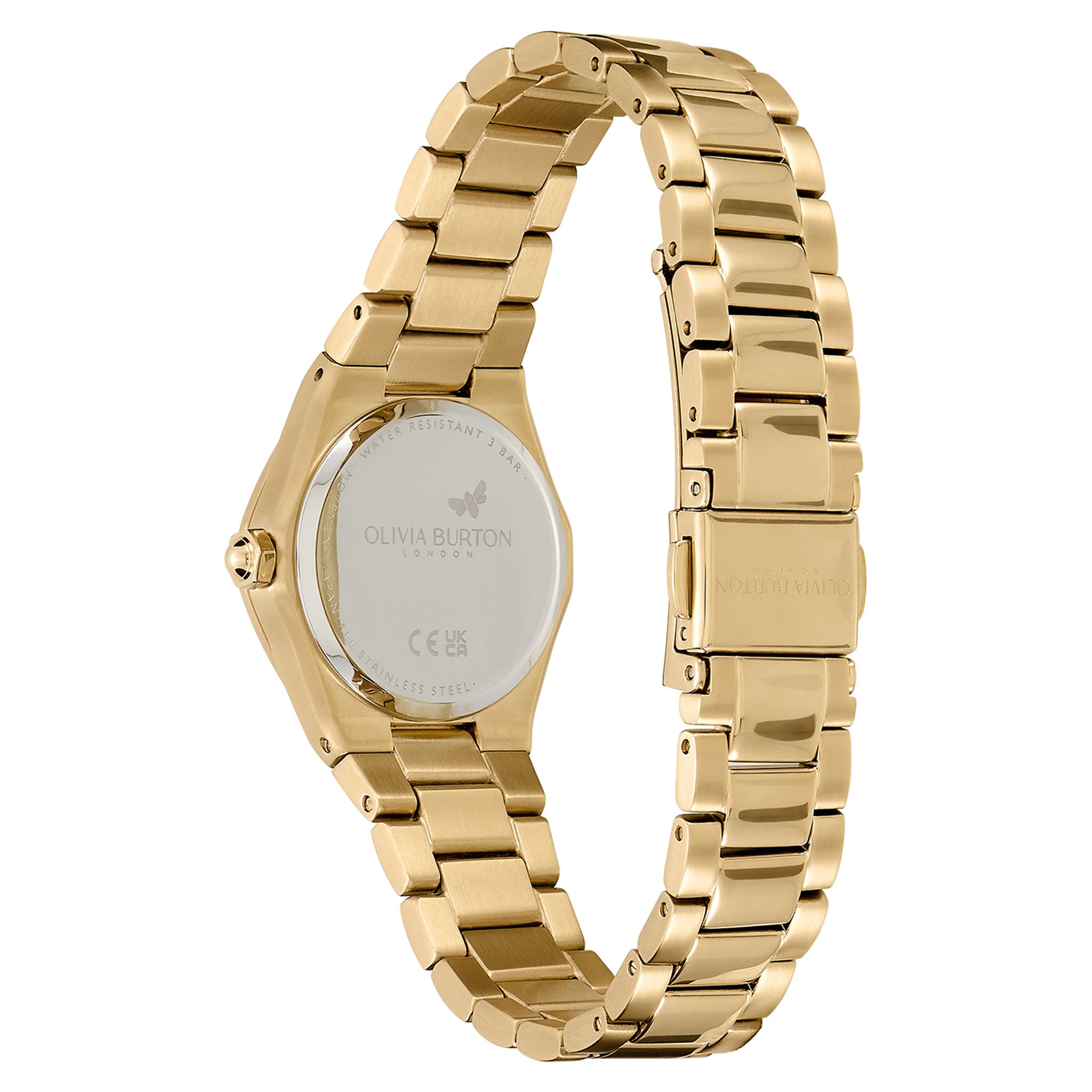 Olivia Burton Gold Steel Light Gold Dial Women's Watch - 24000109