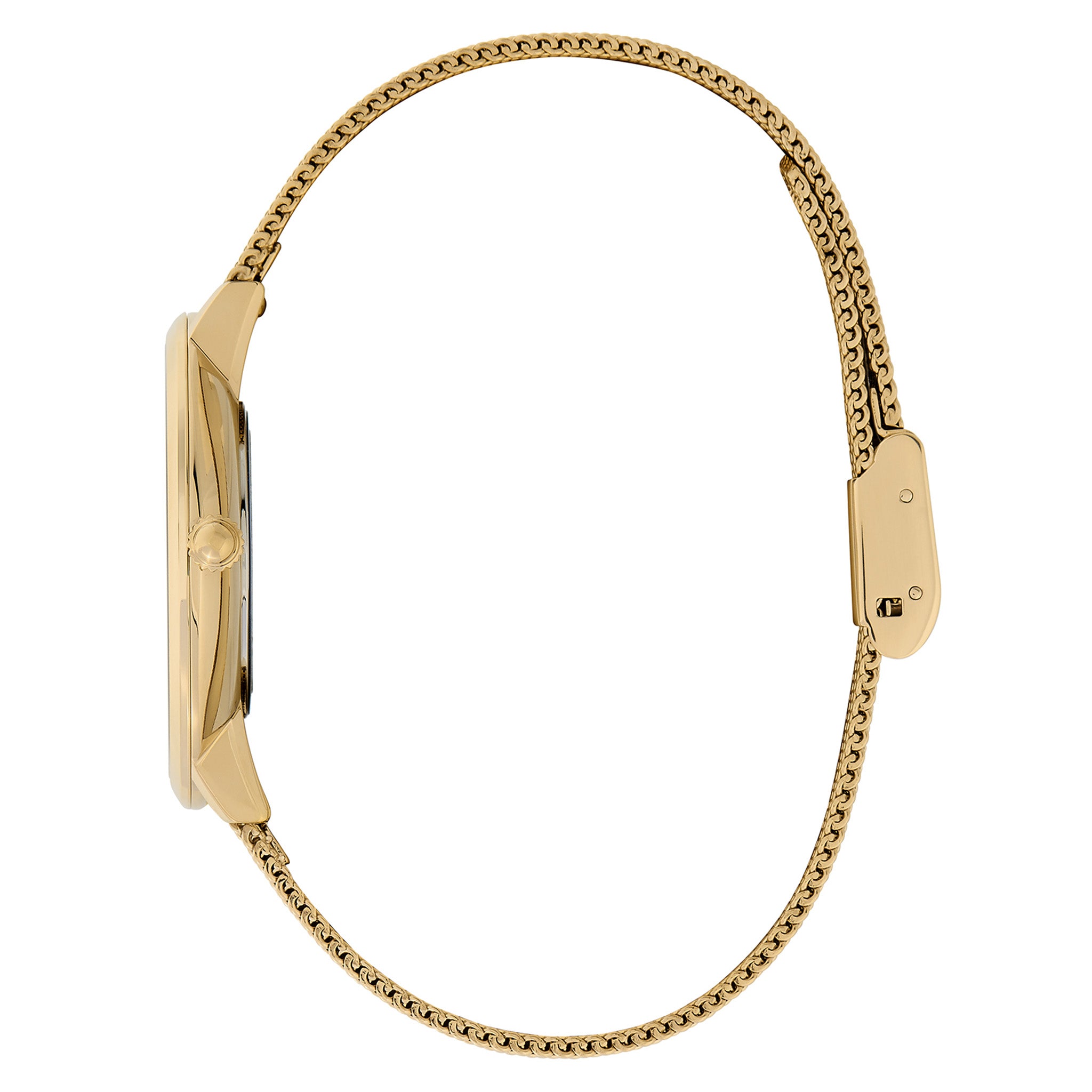 Olivia Burton Gold Steel Mesh Women's Watch - 24000114