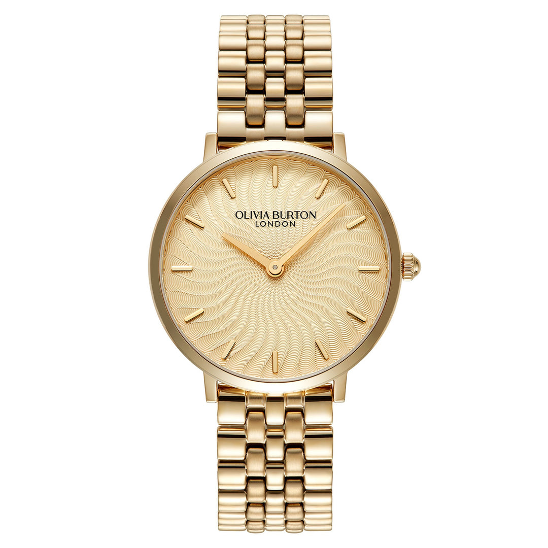 Olivia Burton Gold Steel Light Gold Dial Women's Watch - 24000140