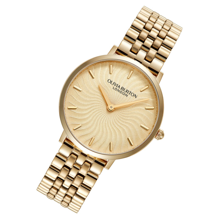 Olivia Burton Gold Steel Light Gold Dial Women's Watch - 24000140