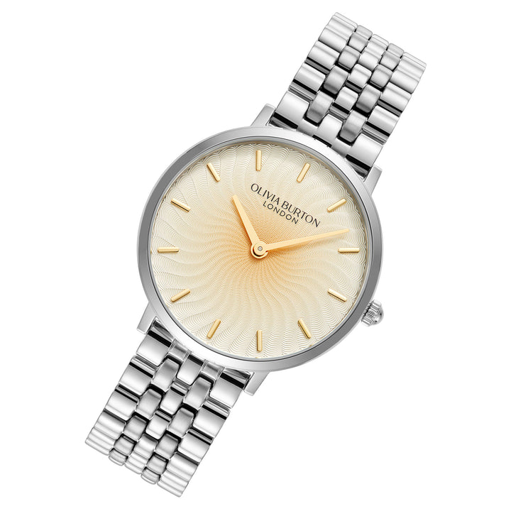 Olivia Burton Stainless Steel Light Gold Dial Women's Watch - 24000141