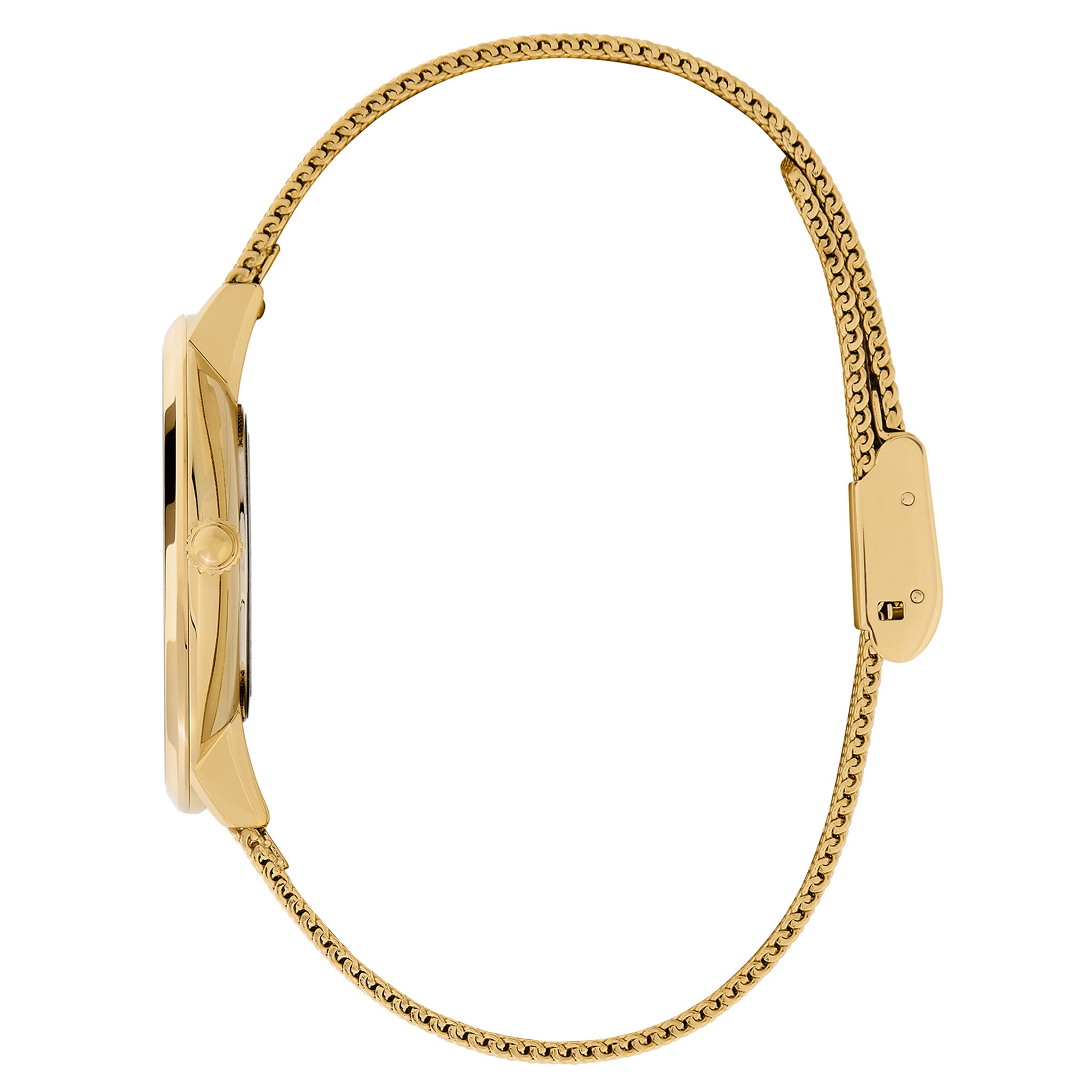 Olivia Burton Gold Steel Mesh Light Gold Dial Women's Watch - 24000147
