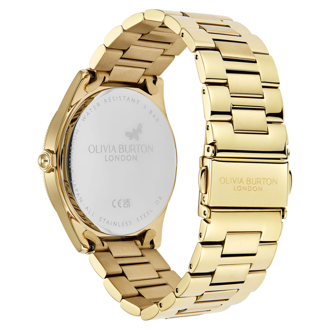 Olivia Burton Gold Steel Forest Green Dial Women's Watch - 24000178