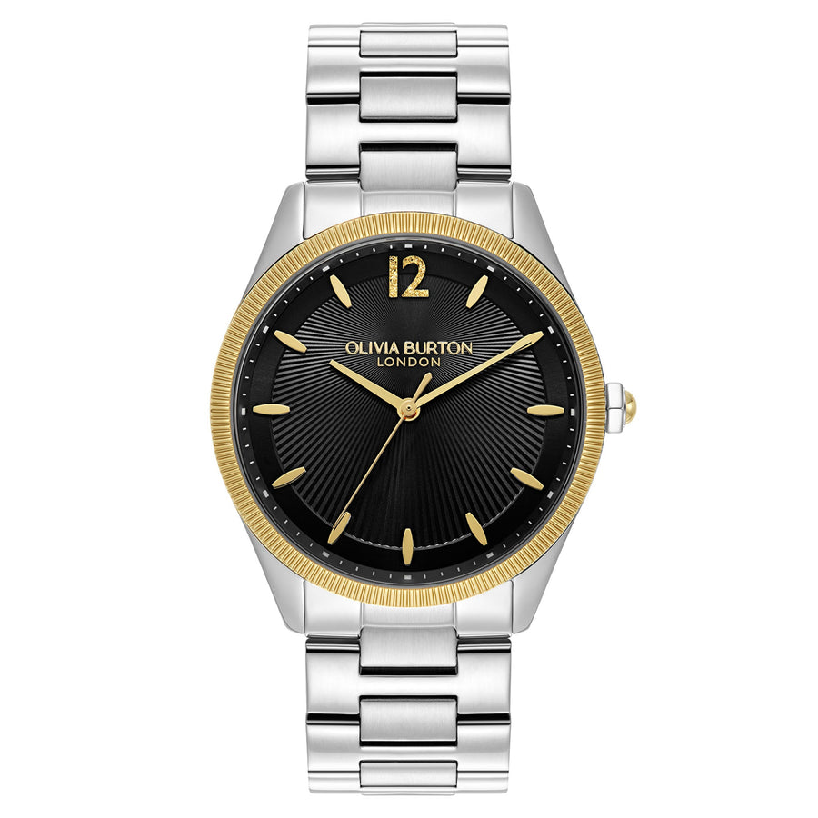 Olivia Burton Stainless Steel Onyx Dial Women's Watch - 24000180