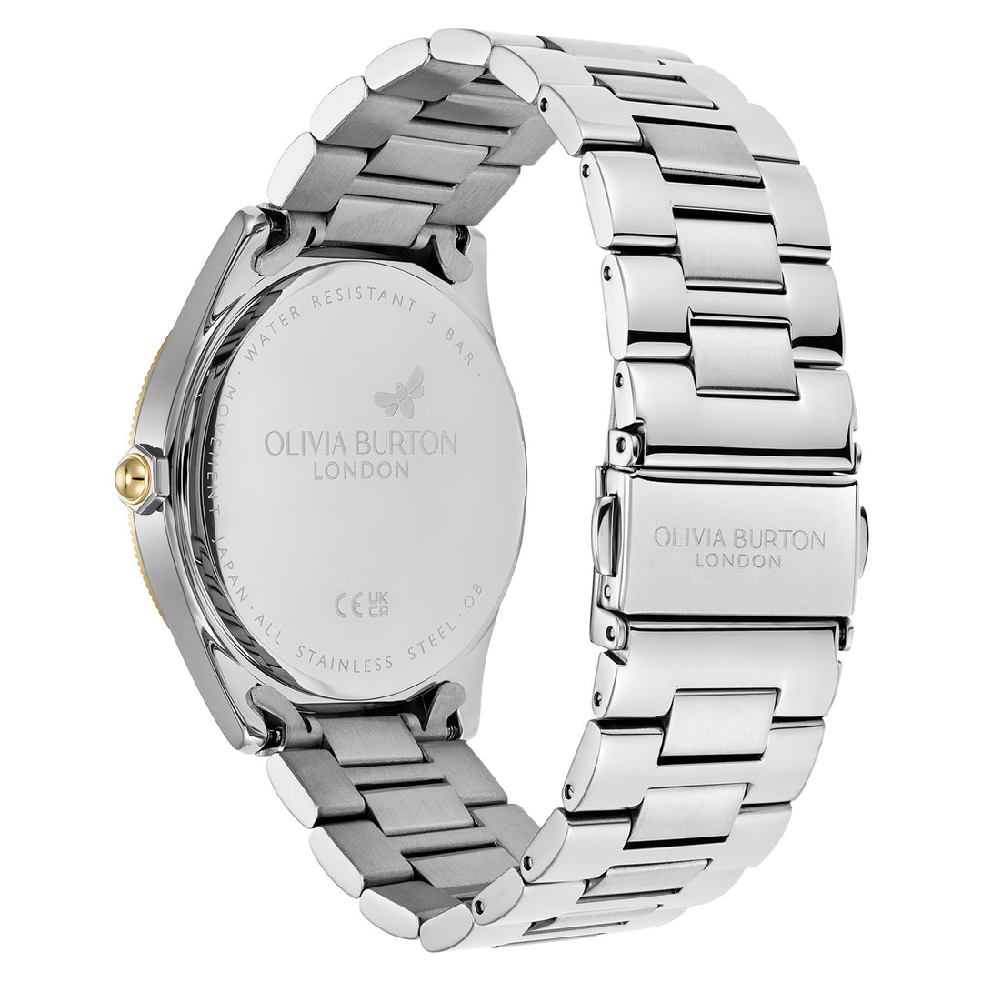 Olivia Burton Stainless Steel Onyx Dial Women's Watch - 24000180