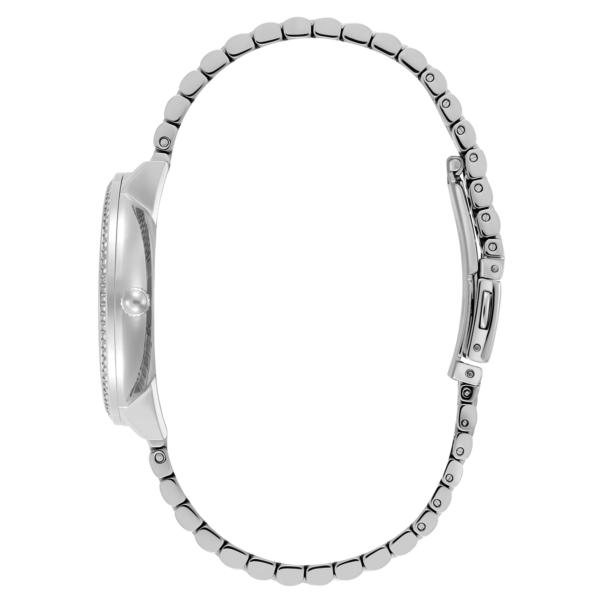 Olivia Burton Stainless Steel Light Grey Dial Women's Watch - 24000187