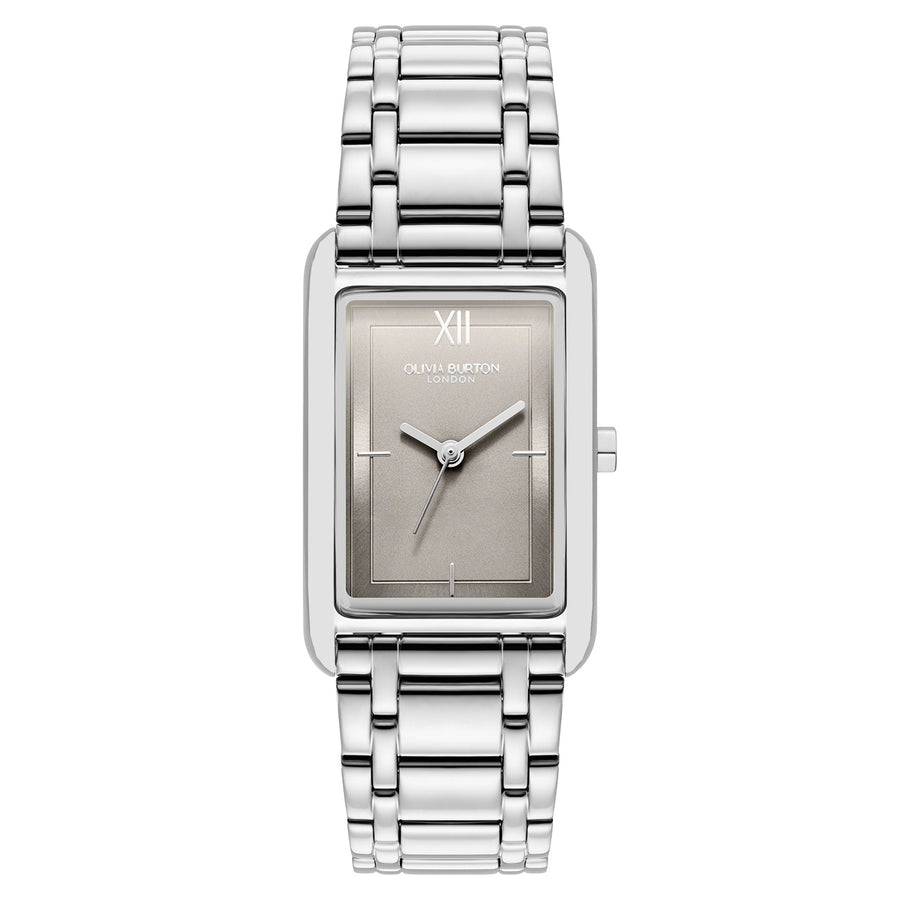 Olivia Burton Stainless Steel Earl Grey Dial Women's Watch - 24000194