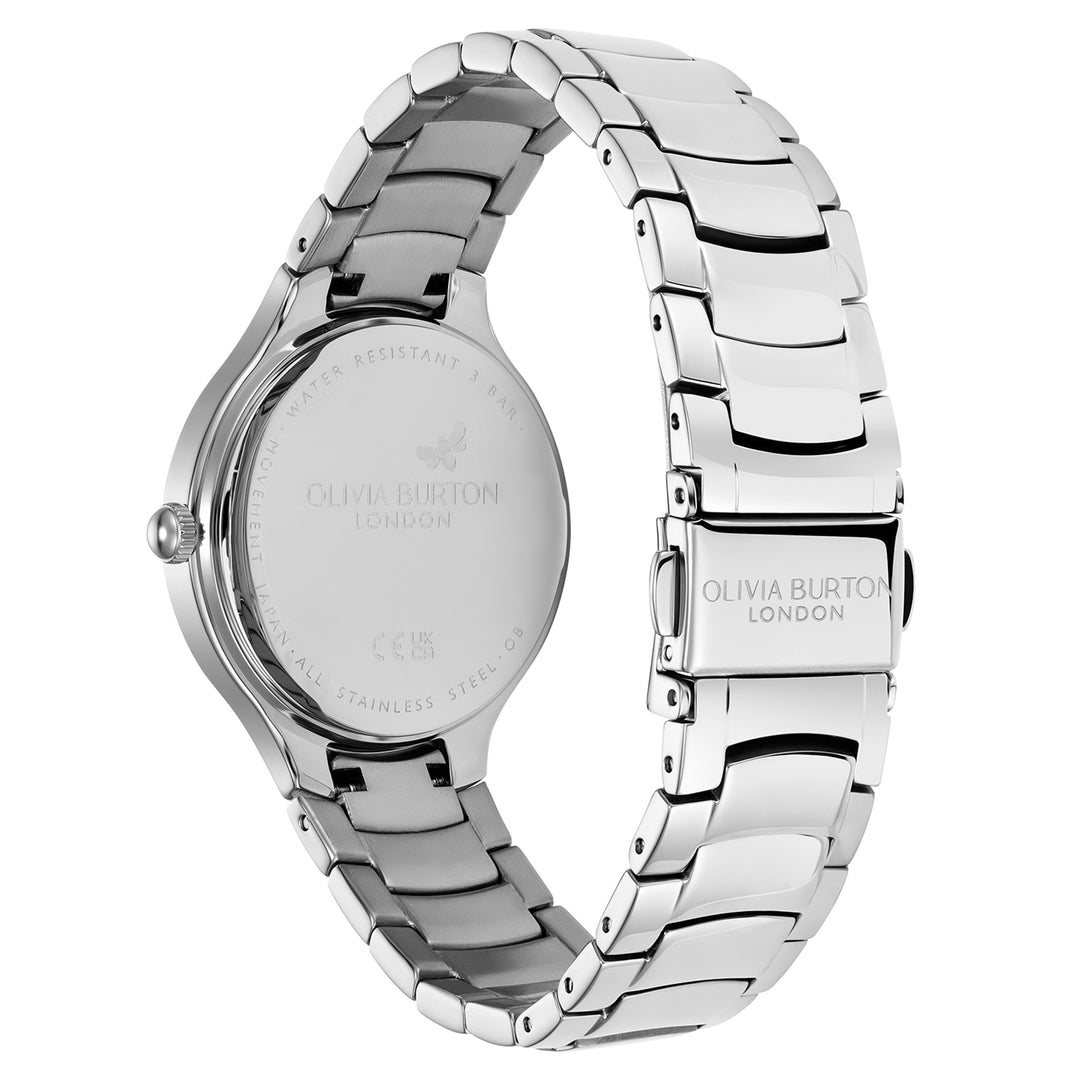 Olivia Burton Stainless Steel Light Blush Dial Women's Watch - 24000208