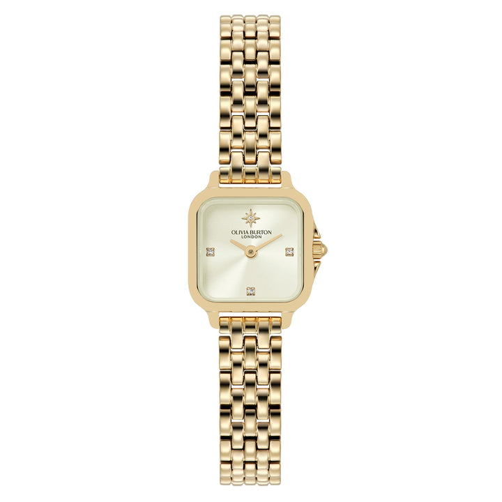 Olivia Burton Gold Steel Ivory Dial Women's Watch - 24000257