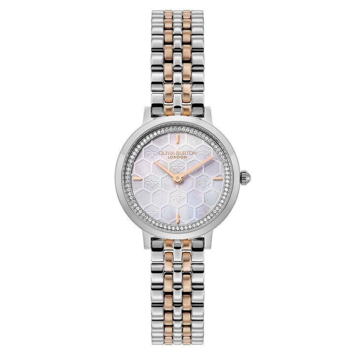 Olivia Burton Two-tone Steel Grey Dial Women's Watch - 24000265