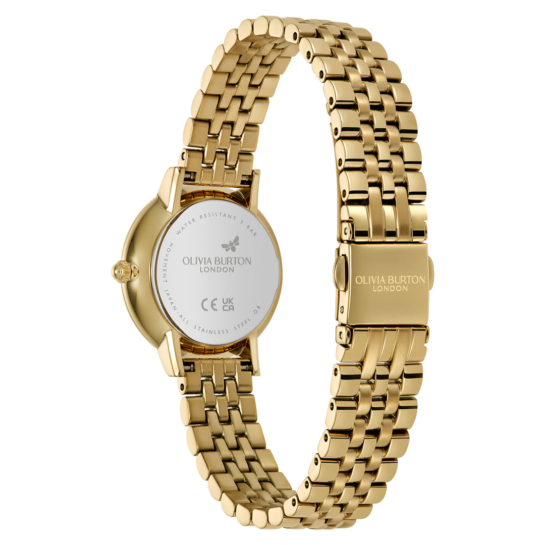 Olivia Burton Gold Steel Green Dial Women's Watch - 24000266