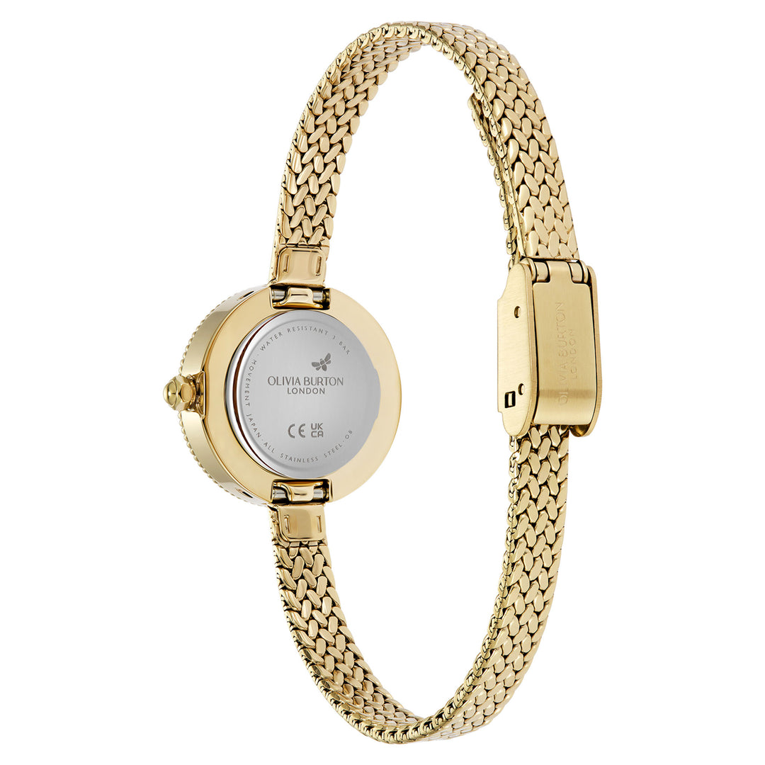 Olivia Burton Gold Steel Light Gold Dial Women's Watch - 24000279