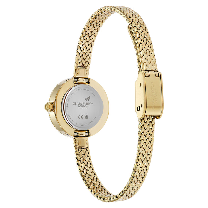 Olivia Burton Gold Steel Light Gold Dial Women's Watch - 24000279