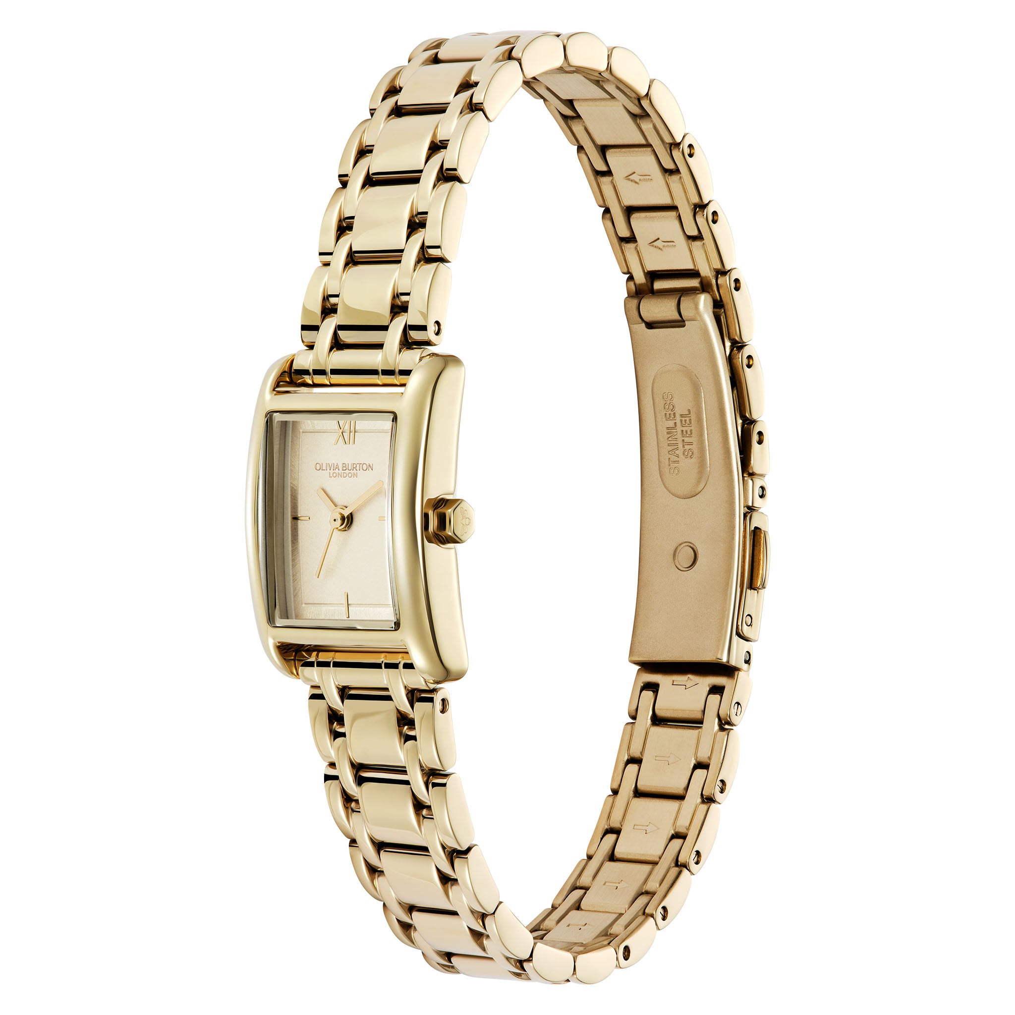 Olivia Burton Gold Steel Light Gold Dial Women's Watch - 24000282