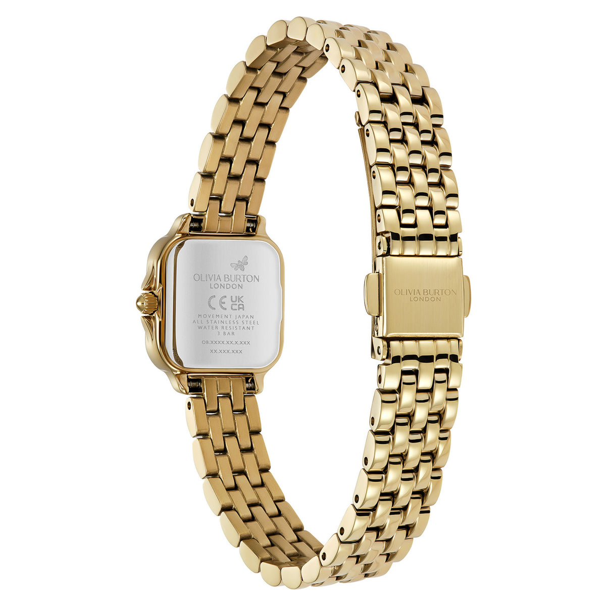 Olivia Burton Gold Steel Green Dial Women's Watch - 24000364