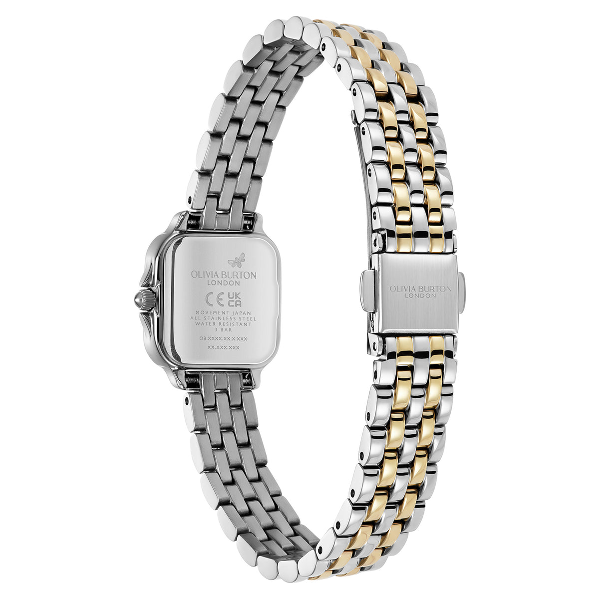 Olivia Burton Two-Tone Steel Ivory Dial Women's Watch - 24000365