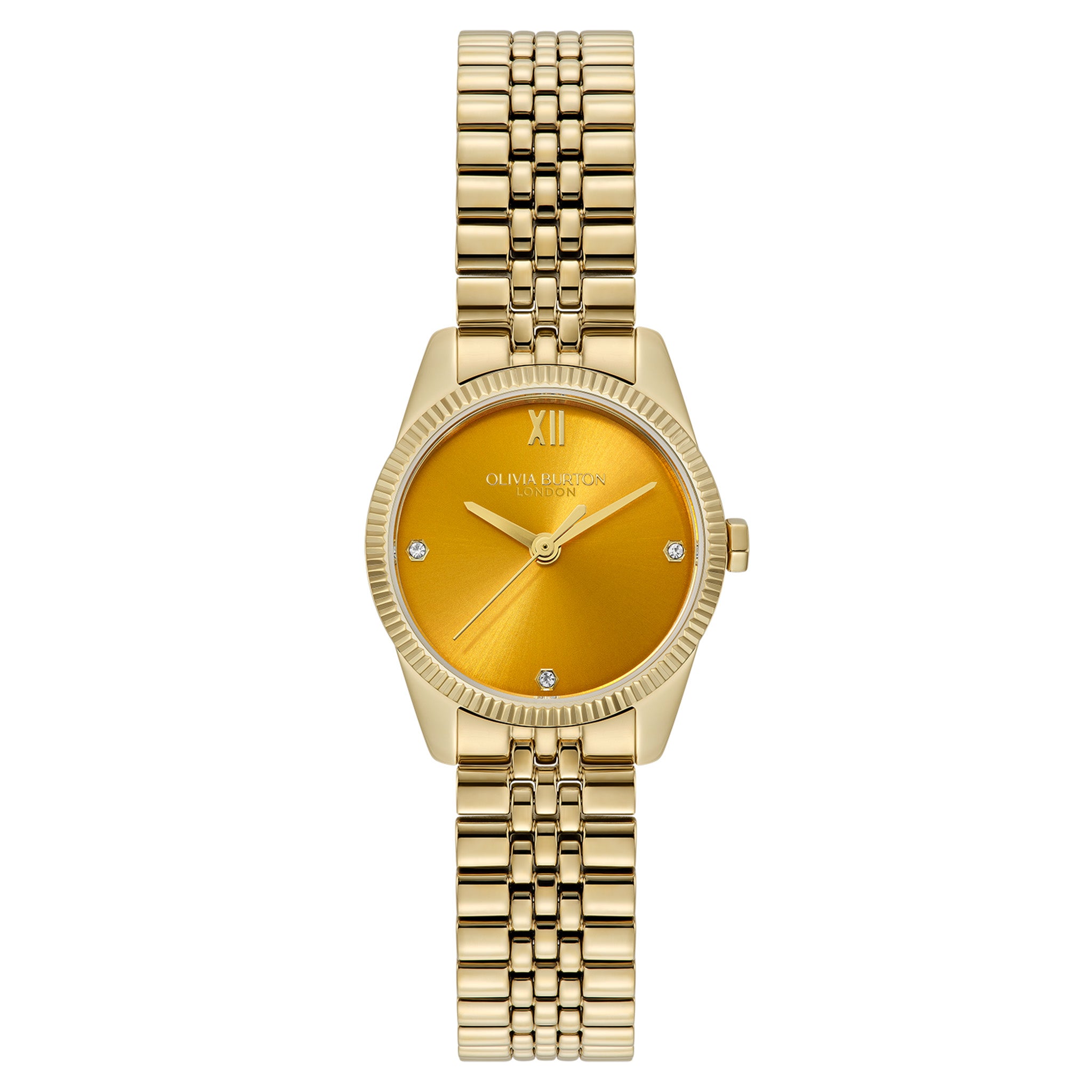Olivia Burton Gold Steel Women's Watch - 24000386