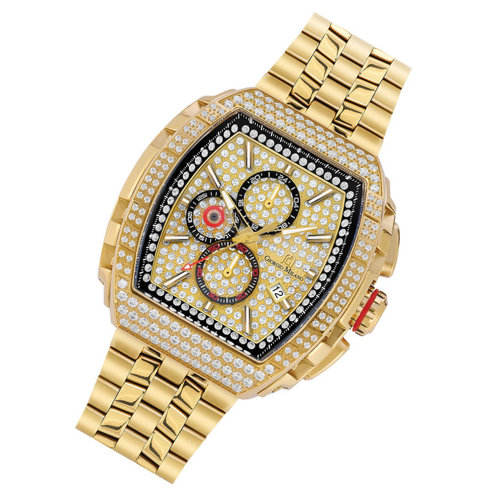 Giorgio Milano Gold Steel Chronograph Men's Watch - 245SG03M