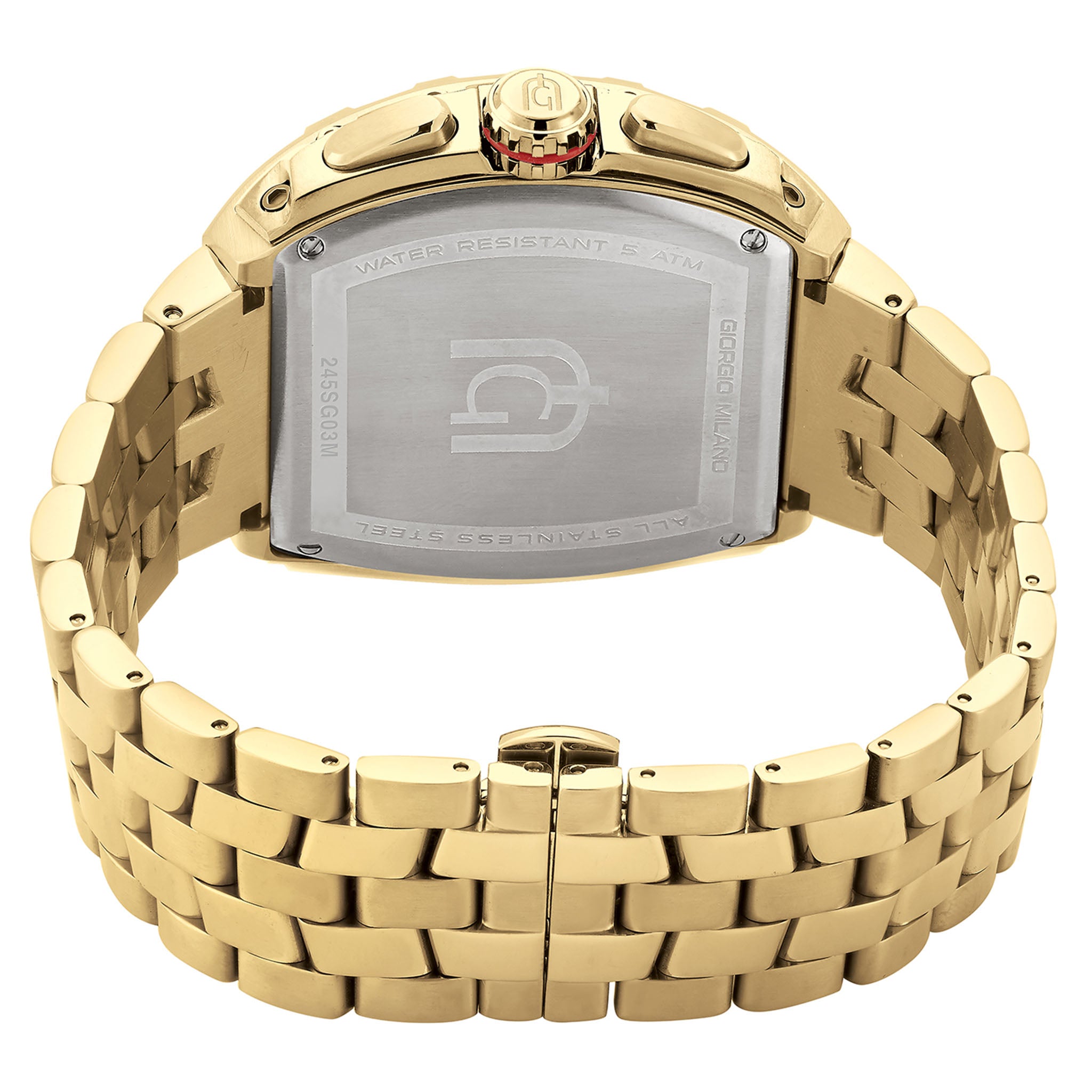 Giorgio Milano Gold Steel Chronograph Men's Watch - 245SG03M