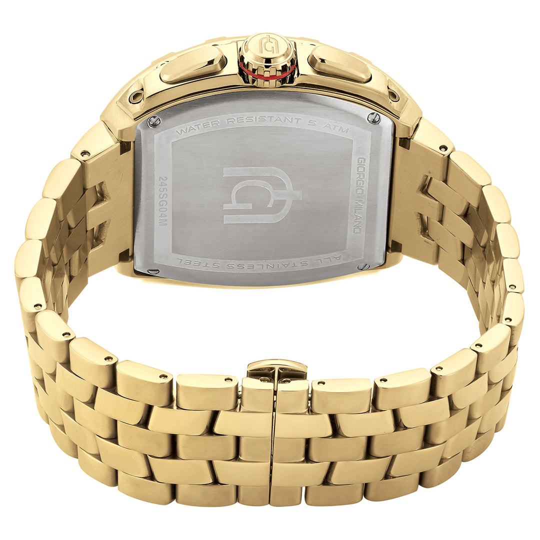 Giorgio Milano Gold Steel Chronograph Men's Watch - 245SG04M