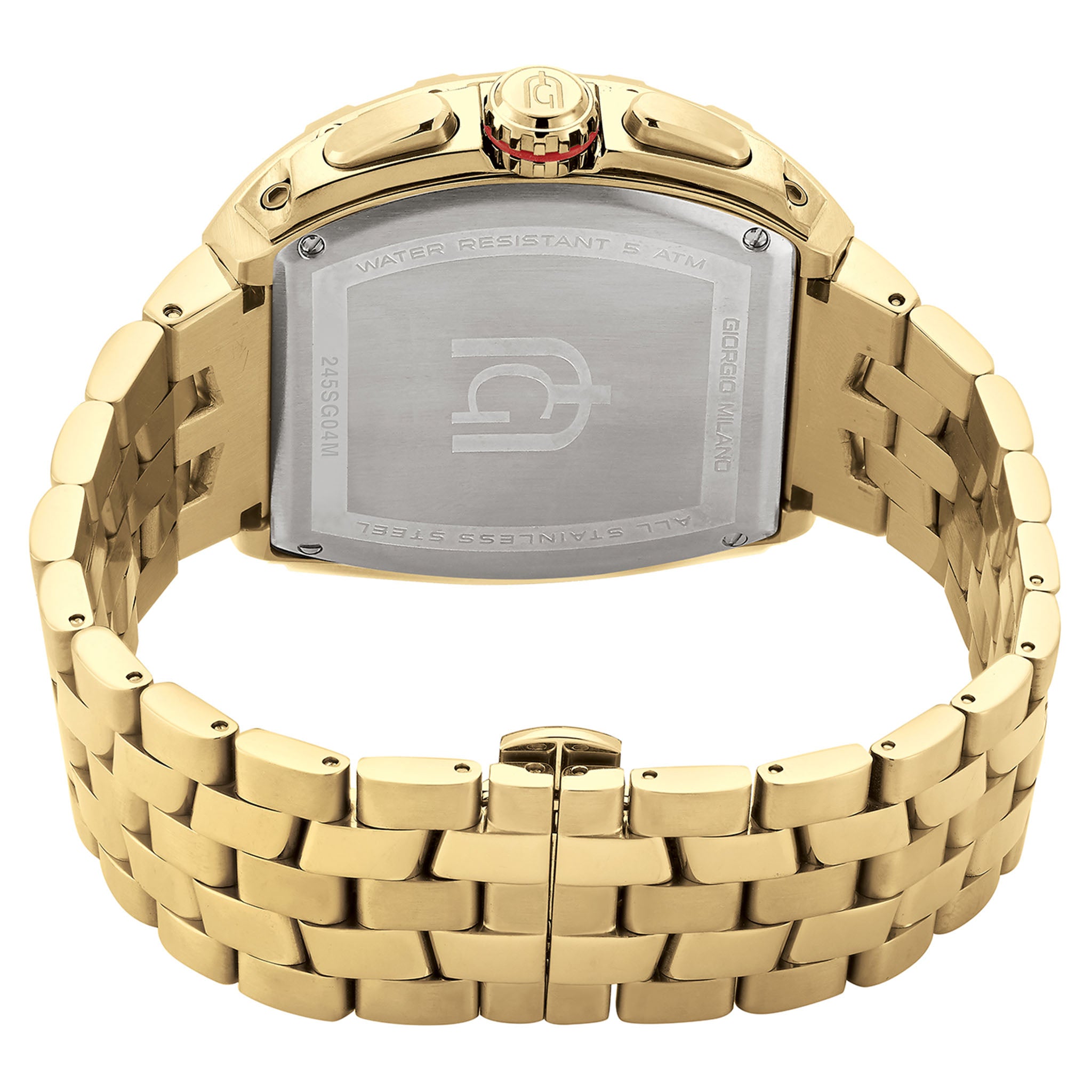 Giorgio Milano Gold Steel Chronograph Men's Watch - 245SG04M
