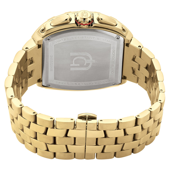 Giorgio Milano Gold Steel Chronograph Men's Watch - 245SG04M