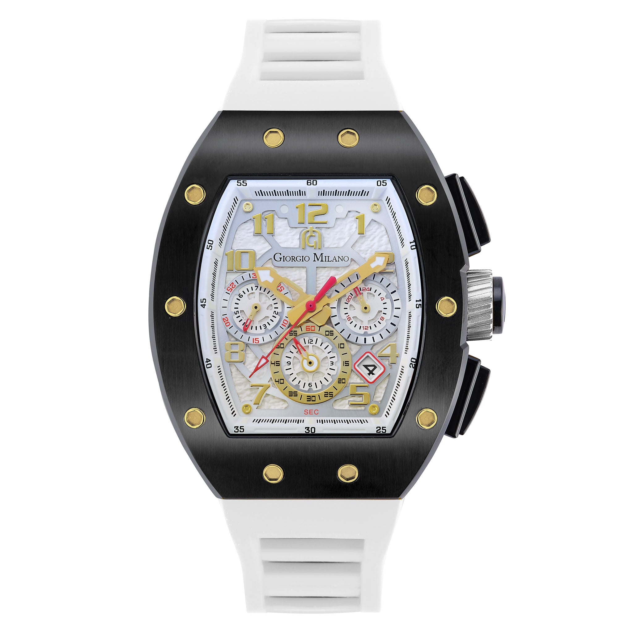 Giorgio Milano White Silicone Men's Chronograph Watch - 246SBK112