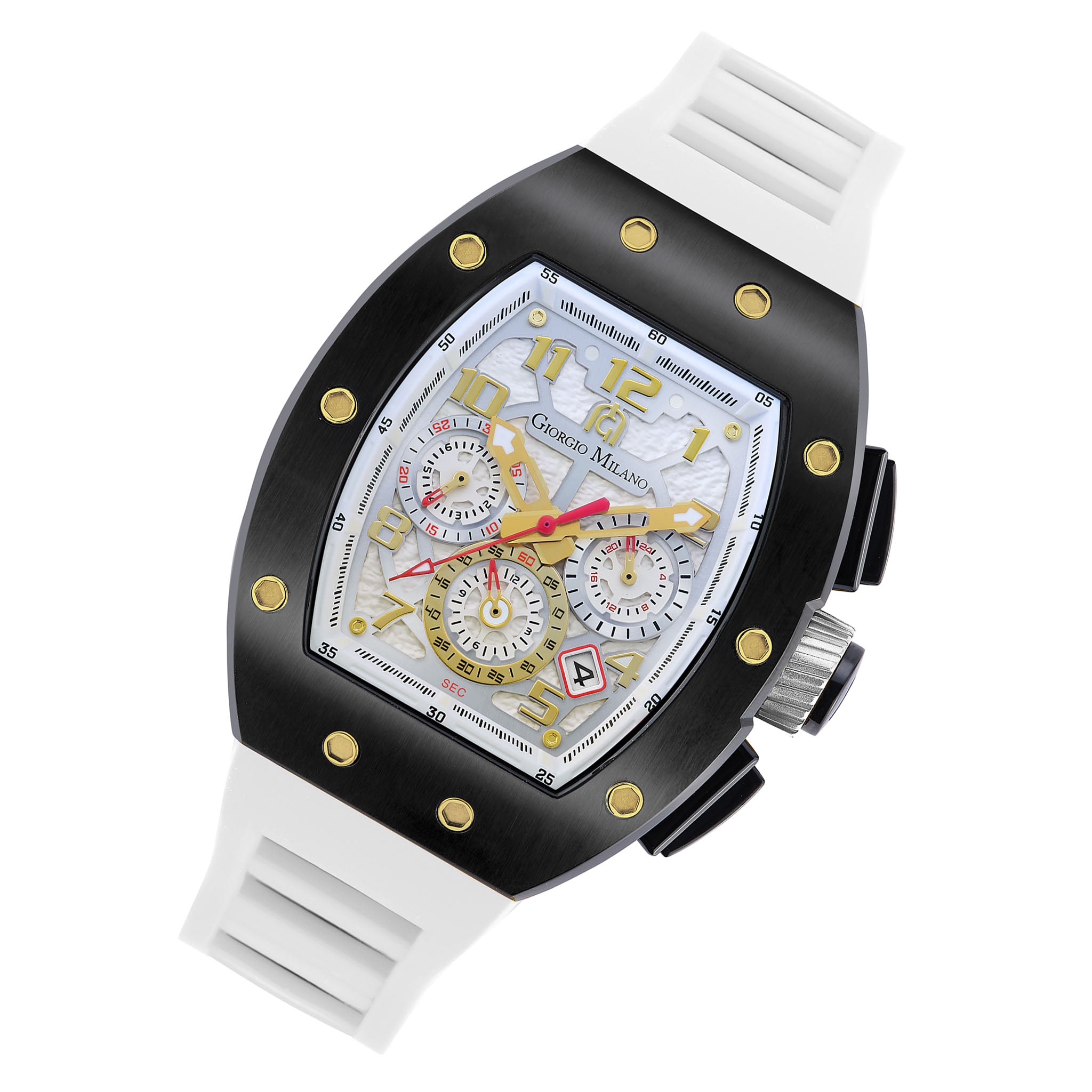 Giorgio Milano White Silicone Men's Chronograph Watch - 246SBK112
