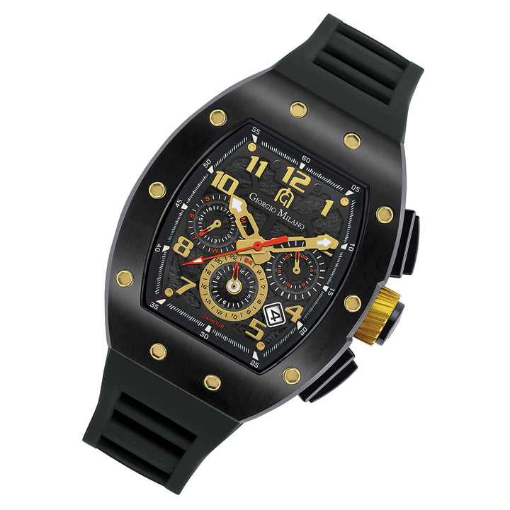 Giorgio Milano Black Silicone Men's Multi-Function Watch - 246SBK313