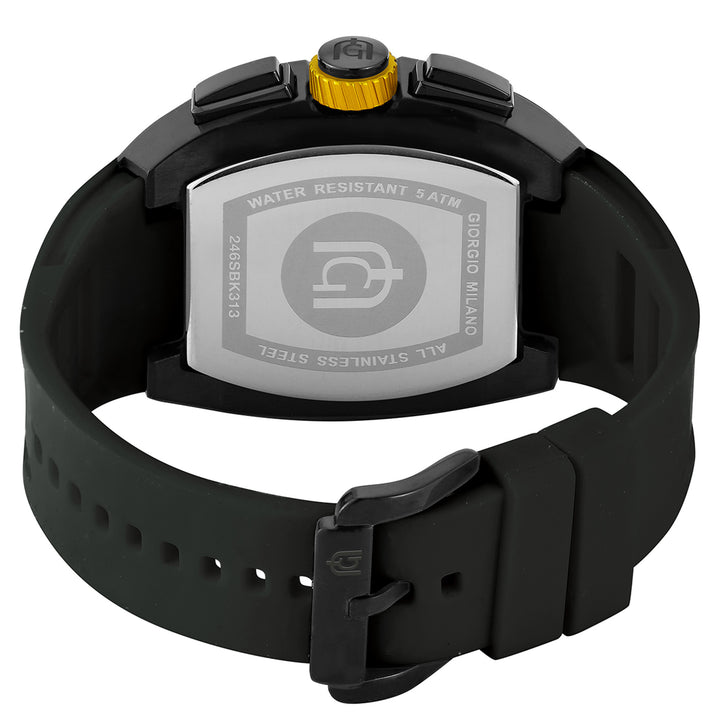 Giorgio Milano Black Silicone Men's Multi-Function Watch - 246SBK313