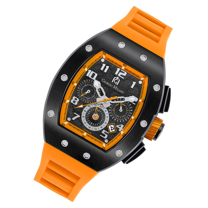 Giorgio Milano Orange Silicone Men's Multi-Function Watch - 246SBK318