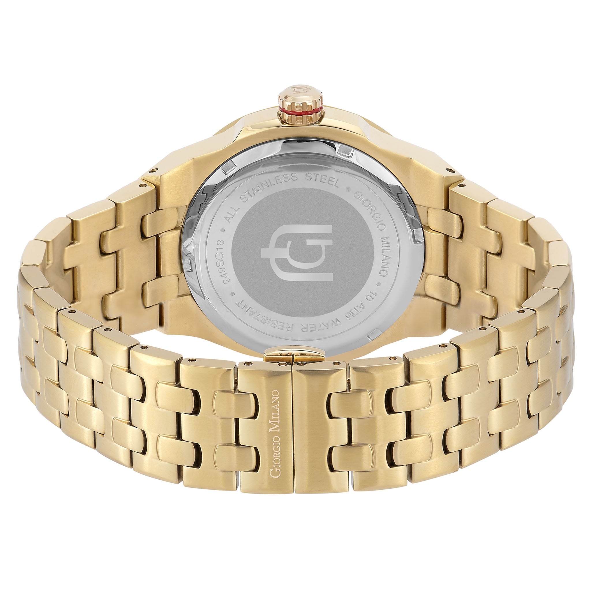 Giorgio Milano Gold Steel Green Dial Men's Watch - 249SG18