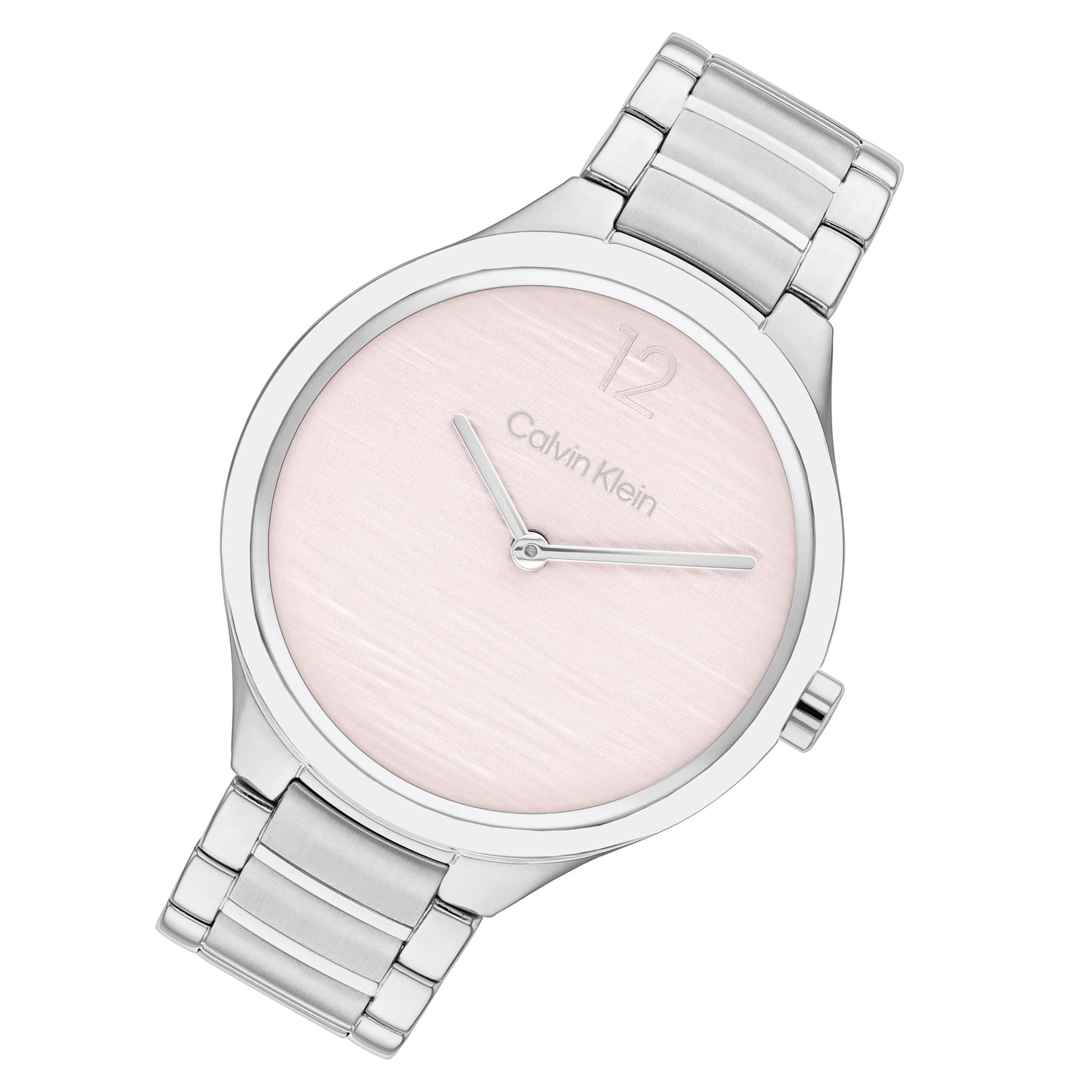 Calvin Klein Stainless Steel Blush Dial Women's Watch - 25100047