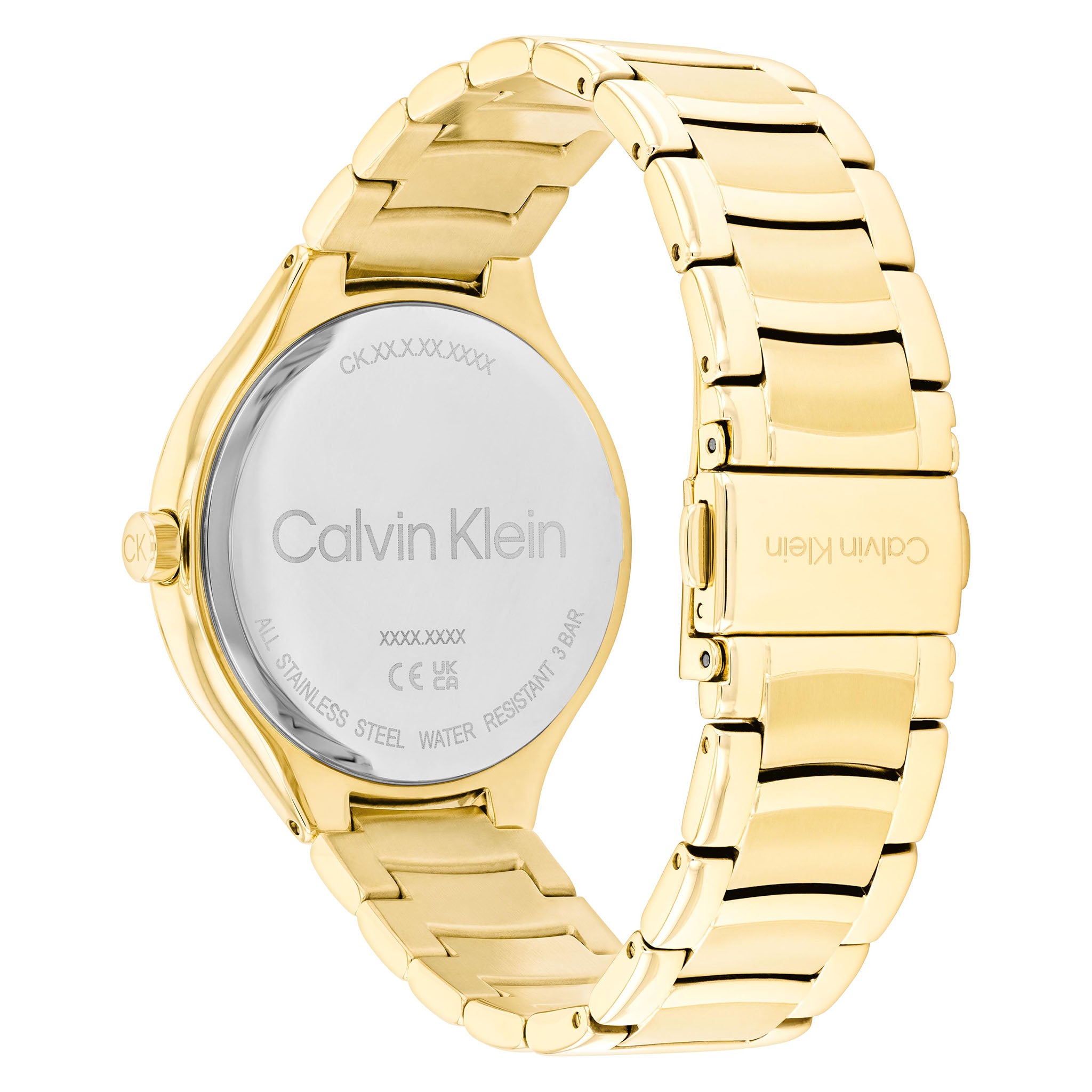 Calvin Klein Gold Steel Light Gold Dial Women's Watch - 25100048