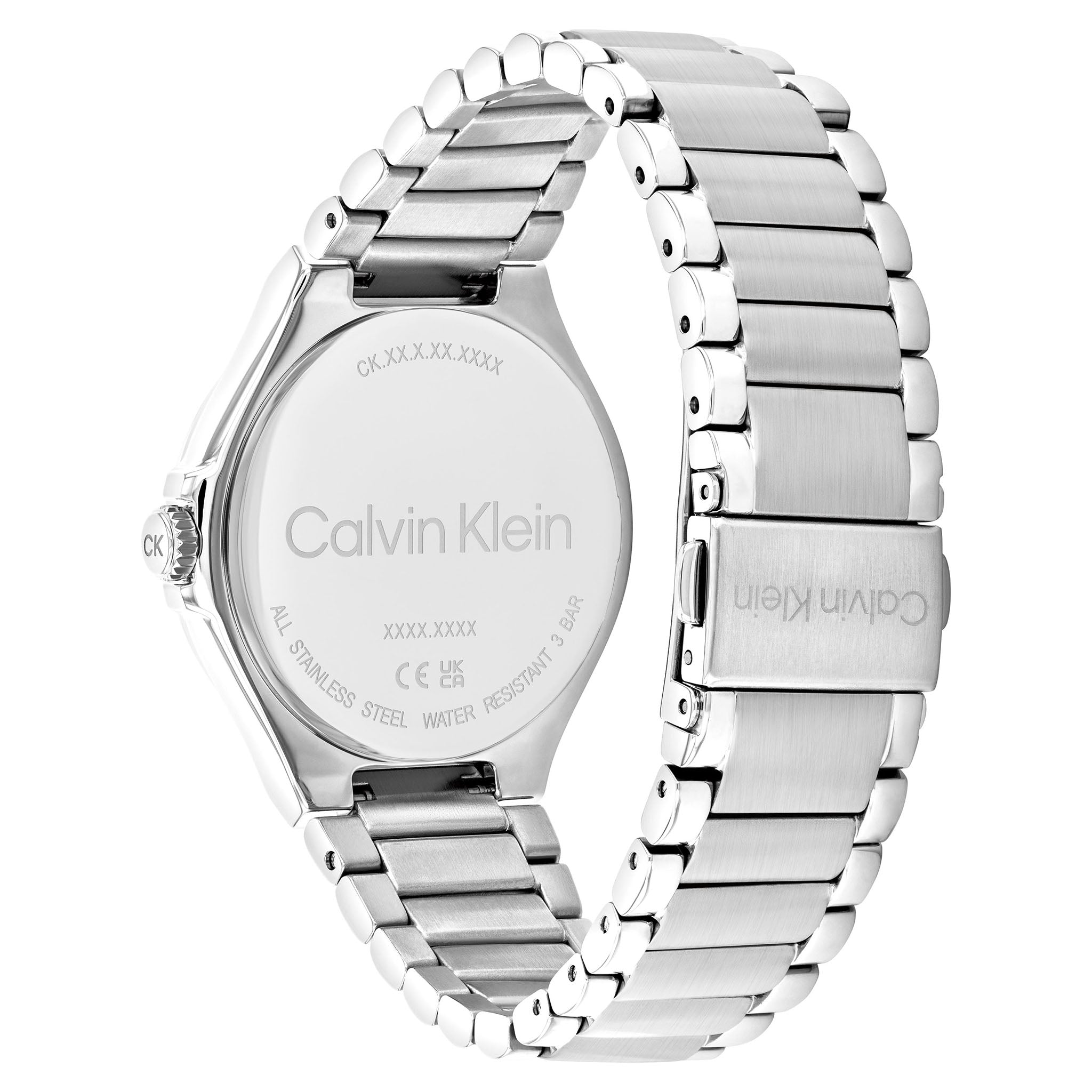 Calvin Klein Stainless Steel White Dial Multi-function Women's Watch - 25100054
