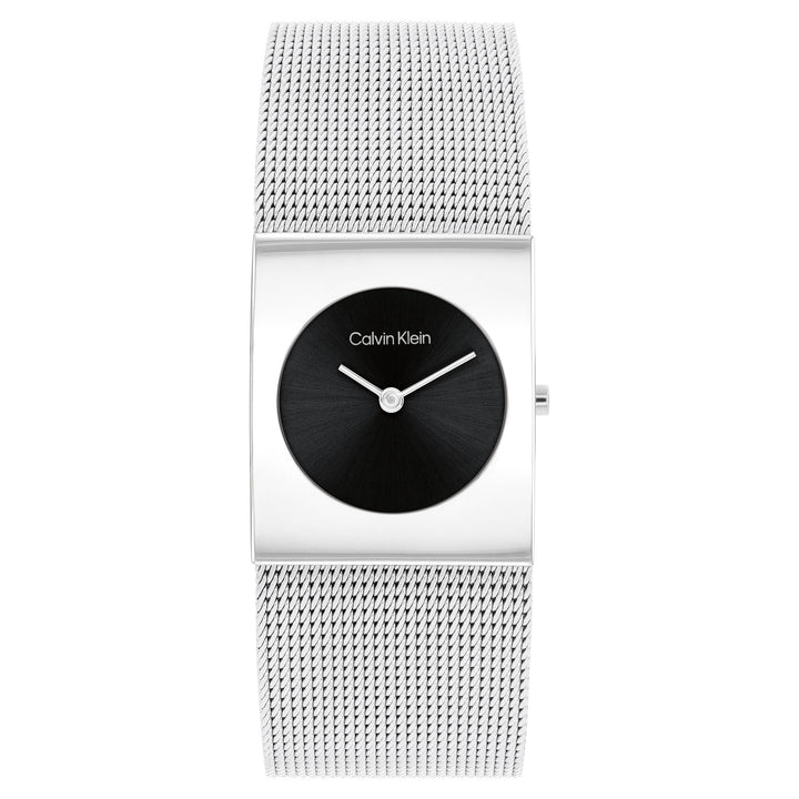 Calvin Klein CK Pulse Stainless Steel Black Dial Basic Slim Women's - 25100061