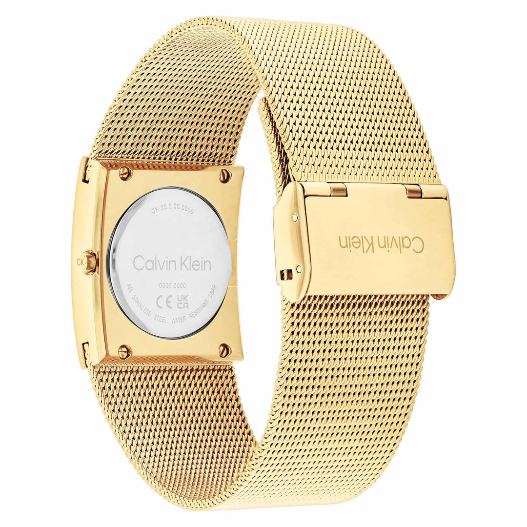 Calvin Klein Gold-tone Steel Mesh Women's Watch - 25100062