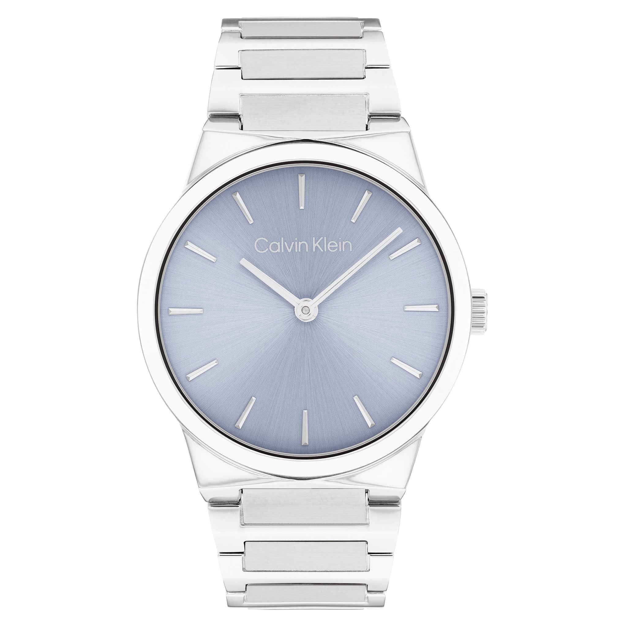 Calvin Klein Stainless Steel Light Blue Dial Slim Women's Watch - 25100081